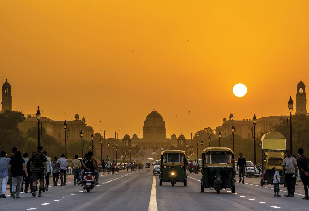 Ne Delhi Sunset